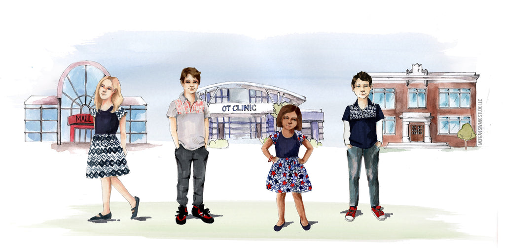 Sensory Clothes: Fashion Illustrations