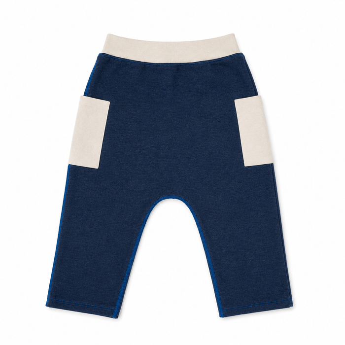 Two-Tone Capri Pants